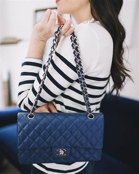 navy chanel bag|chanel navy bag 104.